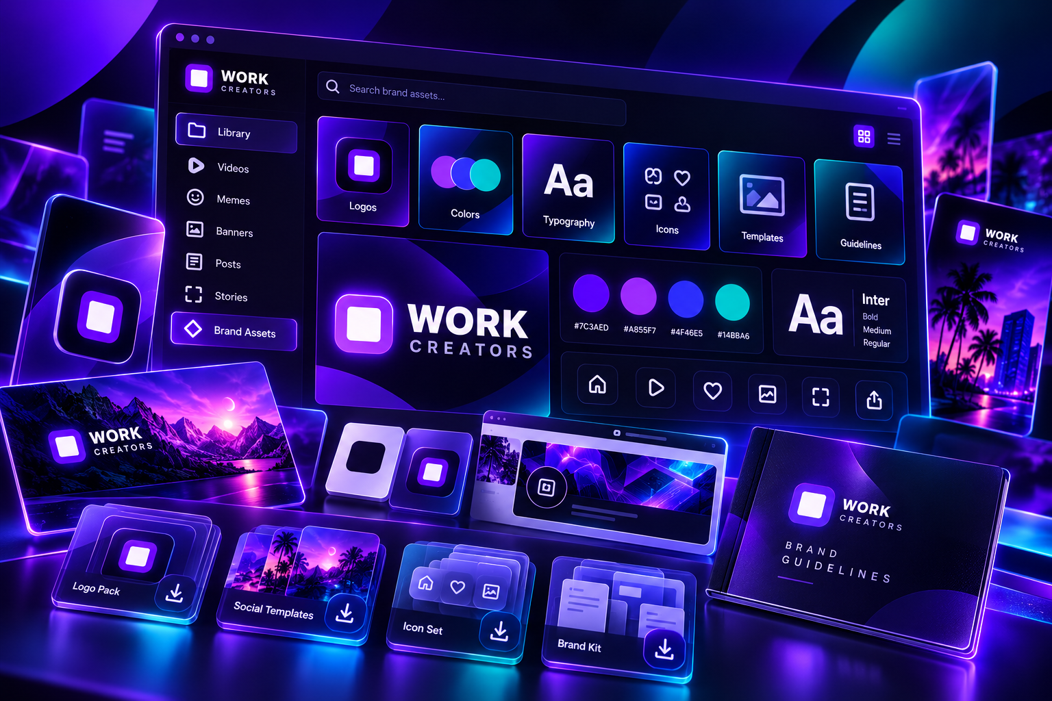 Brand assets preview placeholder