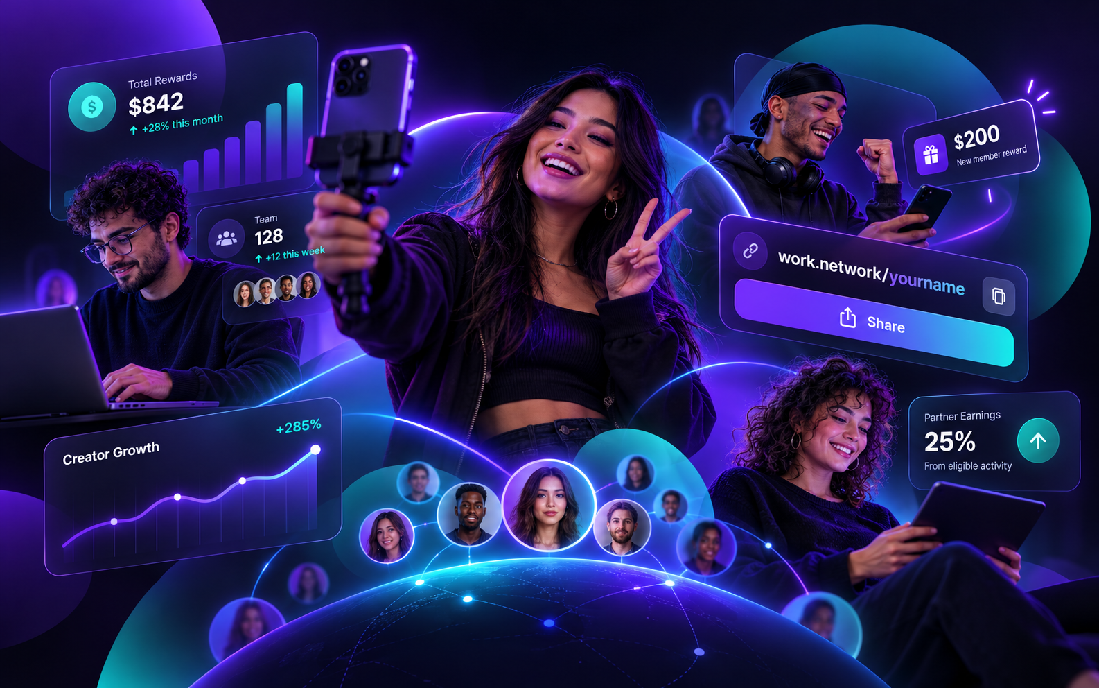 WORK Network Creator Program community growth