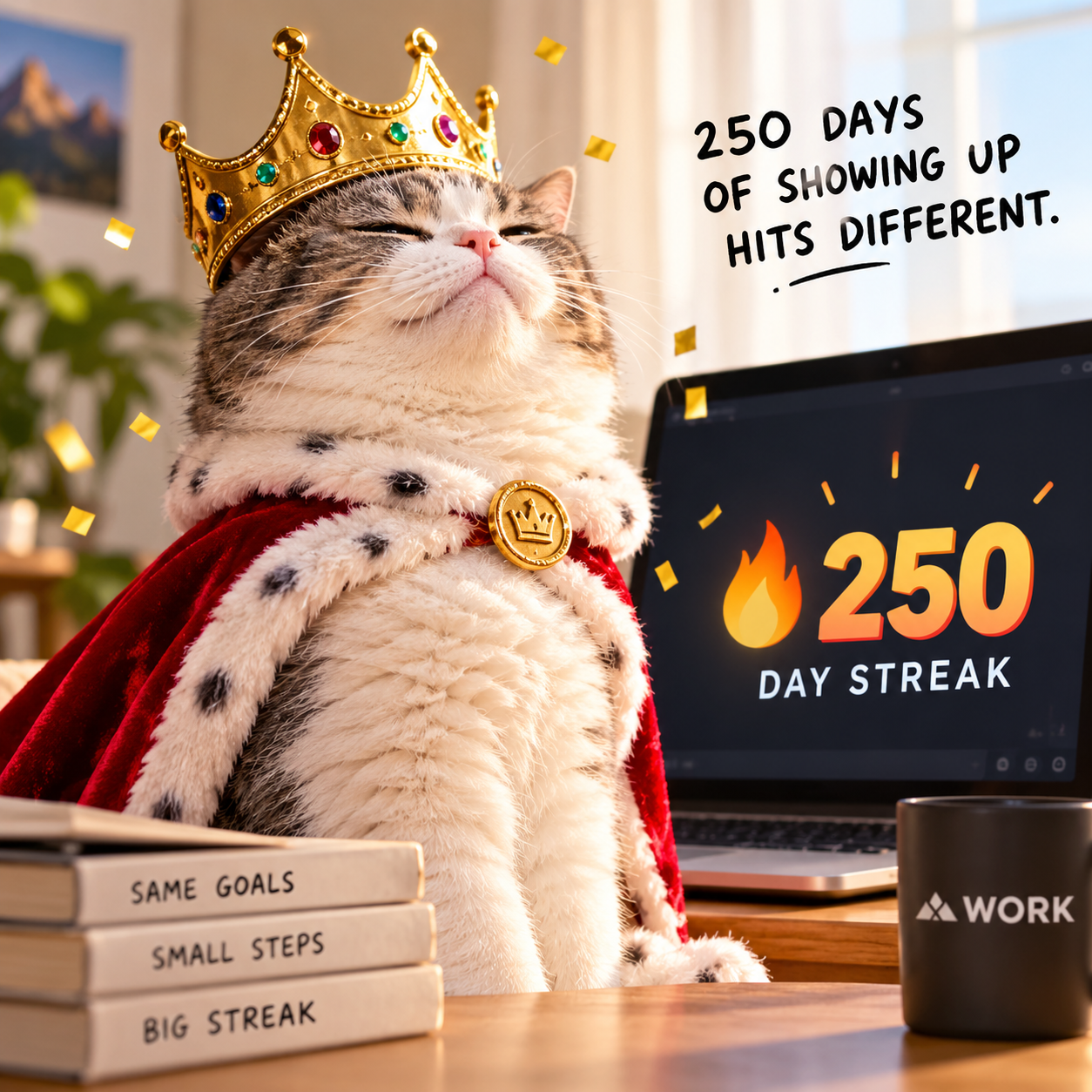 250 day streak meme