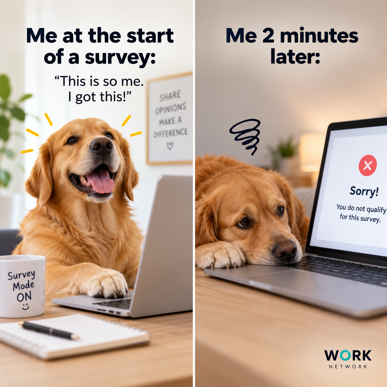 Survey disqualified meme