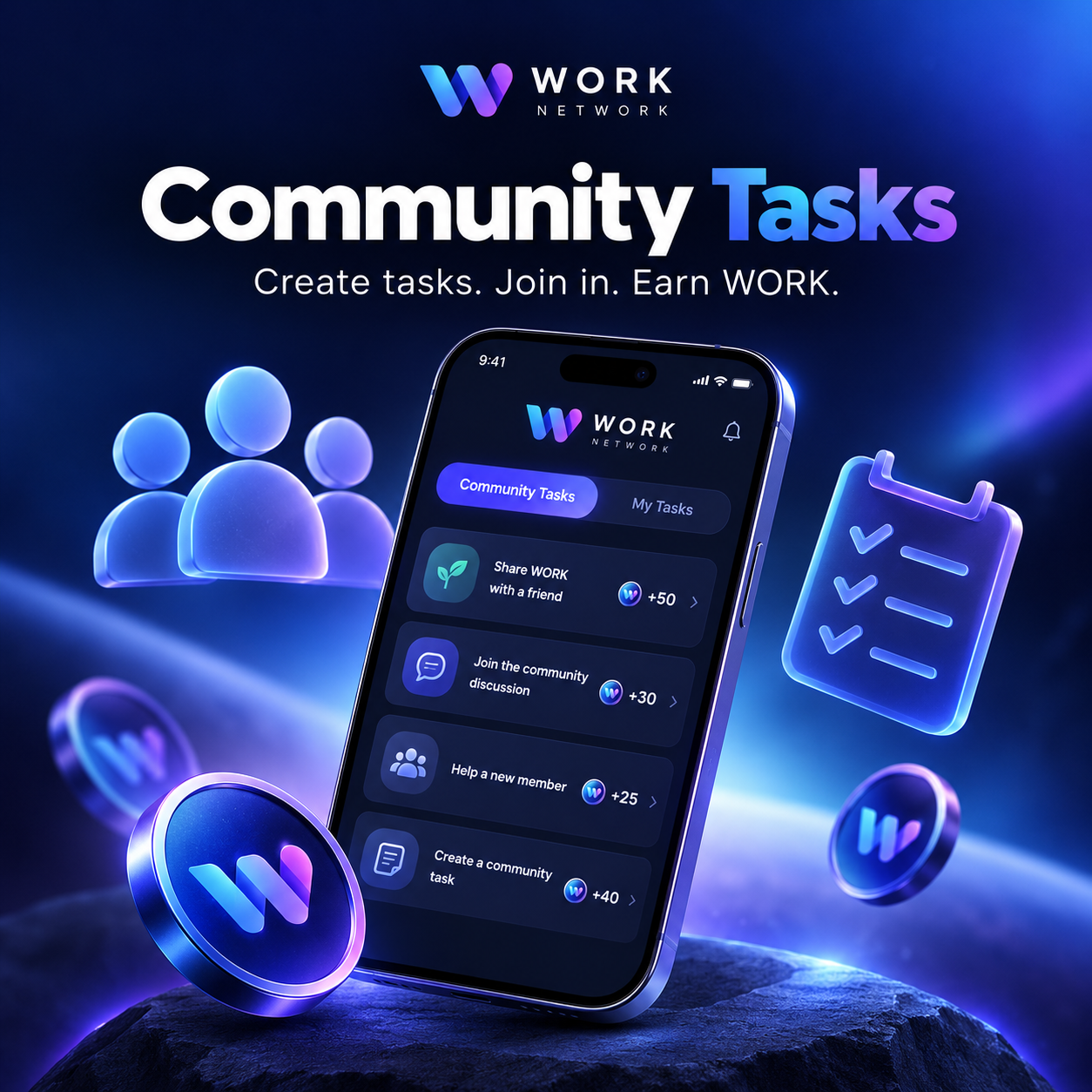 Community tasks post