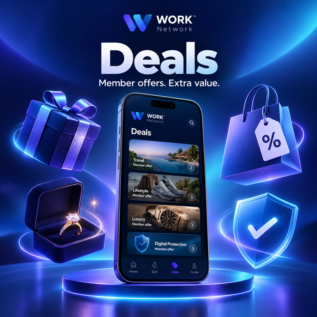 Deals and rewards post